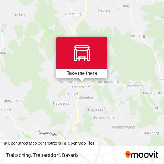 Traitsching, Trebersdorf map