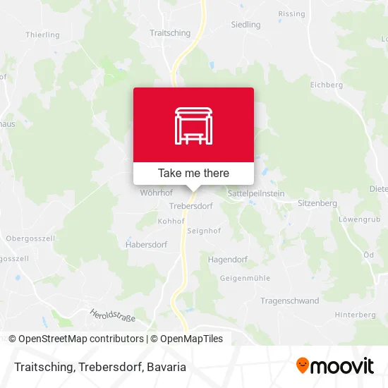 Карта Traitsching, Trebersdorf