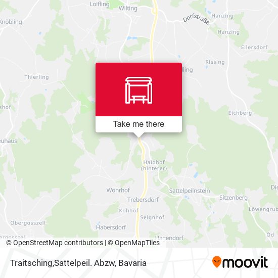 Traitsching,Sattelpeil.  Abzw map