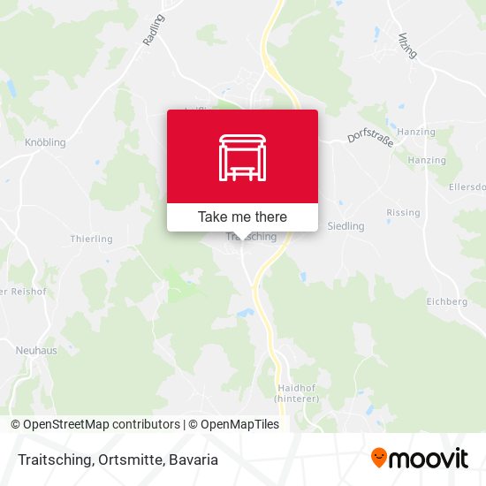 Traitsching, Ortsmitte map