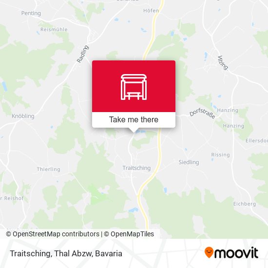Traitsching, Thal Abzw map