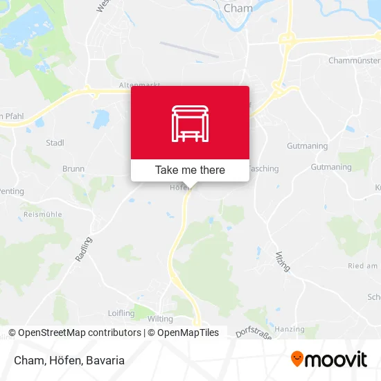 Карта Cham, Höfen