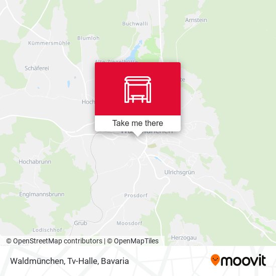 Waldmünchen, Tv-Halle map