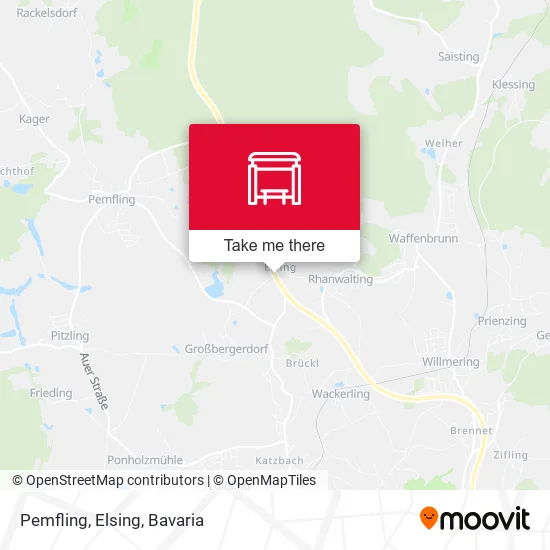 Карта Pemfling, Elsing