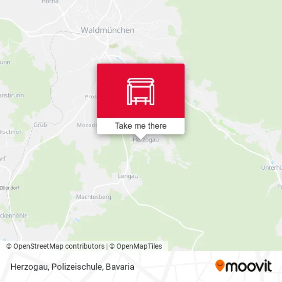 Карта Herzogau, Polizeischule