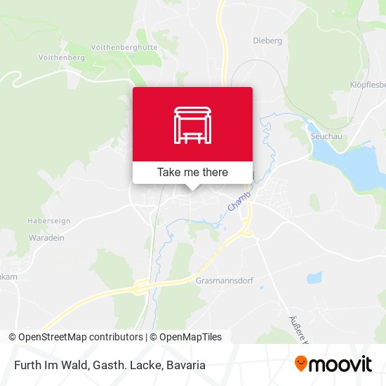 Furth Im Wald, Gasth. Lacke map