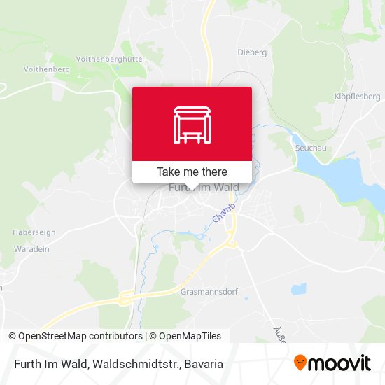 Карта Furth Im Wald, Waldschmidtstr.