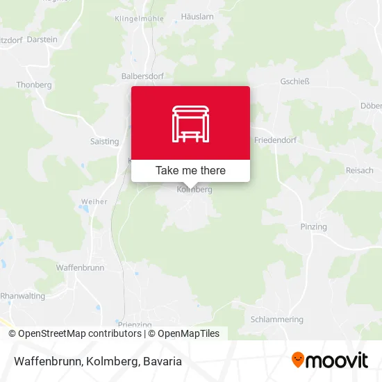 Карта Waffenbrunn, Kolmberg