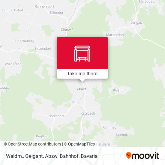 Waldm., Geigant, Abzw. Bahnhof map