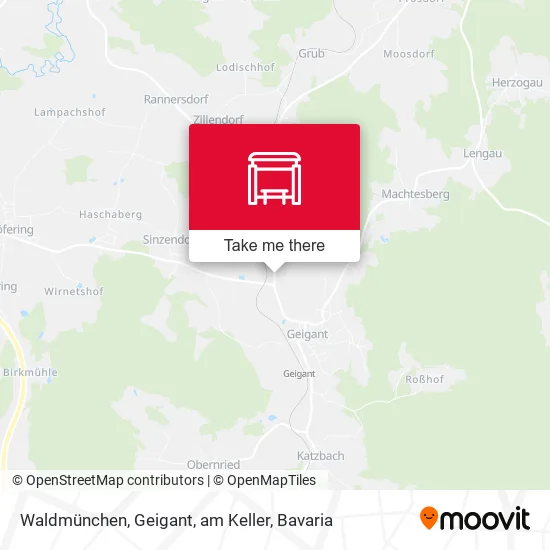 Карта Waldmünchen, Geigant, am Keller