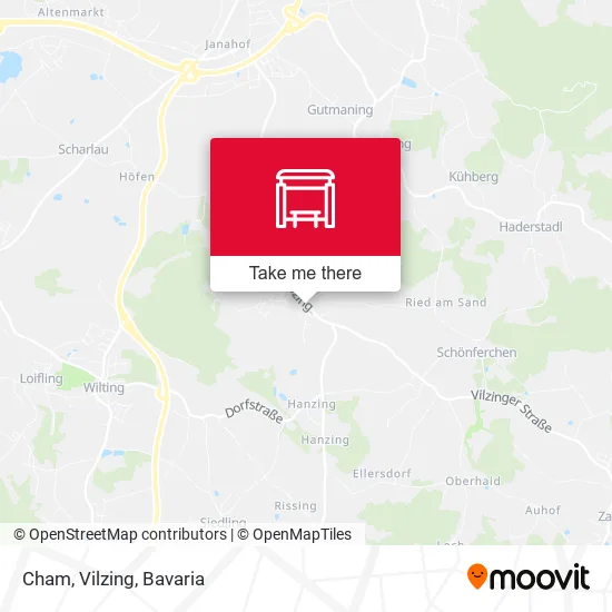 Карта Cham, Vilzing