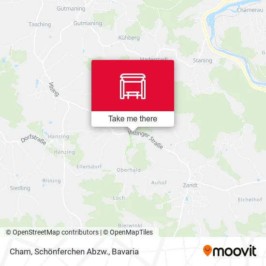 Карта Cham, Schönferchen Abzw.
