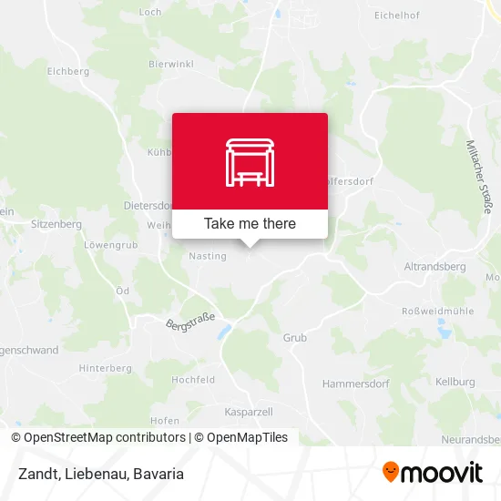 Карта Zandt, Liebenau