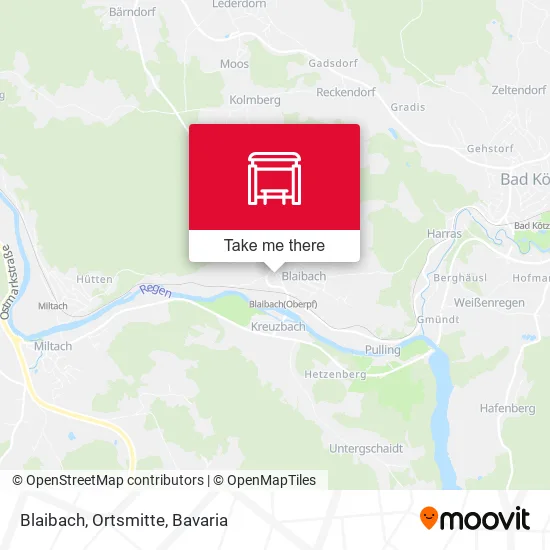Карта Blaibach, Ortsmitte