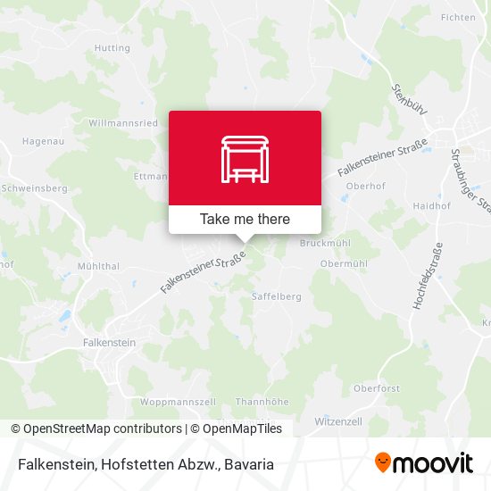 Falkenstein, Hofstetten Abzw. map