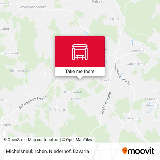 Michelsneukirchen, Niederhof map
