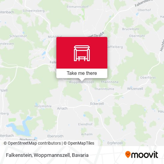 Falkenstein, Woppmannszell map