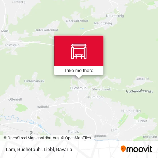 Карта Lam, Buchetbühl, Liebl