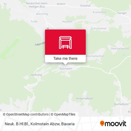 Neuk. B.Hl.Bl., Kolmstein Abzw map
