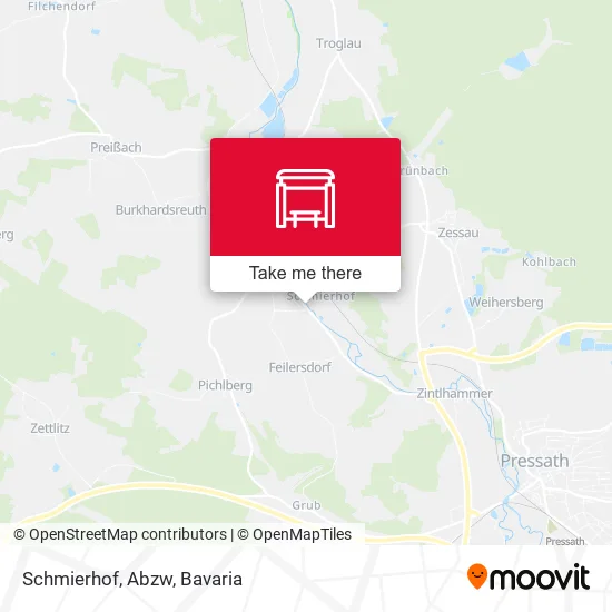 Карта Schmierhof, Abzw