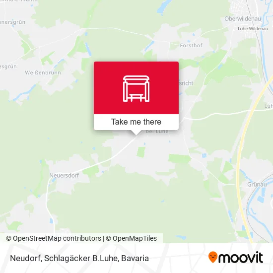 Карта Neudorf, Schlagäcker B.Luhe