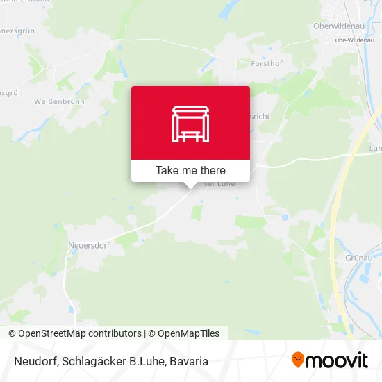Карта Neudorf, Schlagäcker B.Luhe