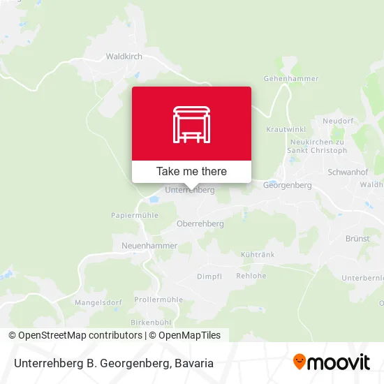Карта Unterrehberg B. Georgenberg