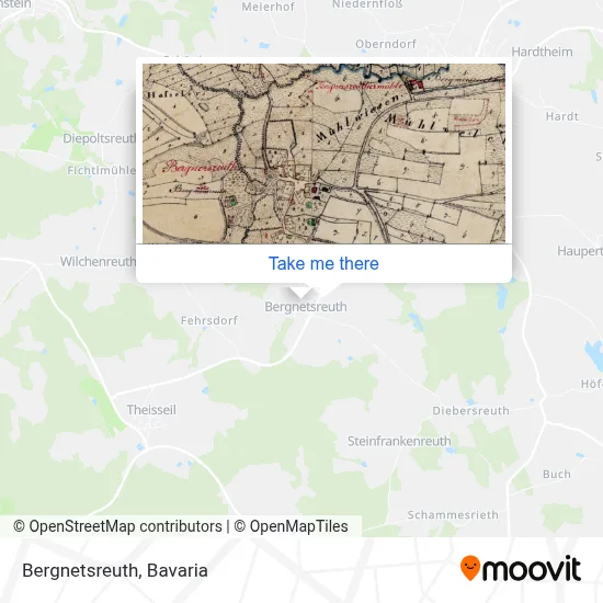 Bergnetsreuth map