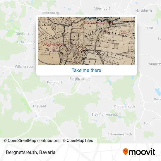 Bergnetsreuth map