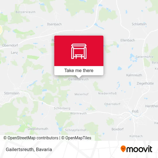 Gailertsreuth map