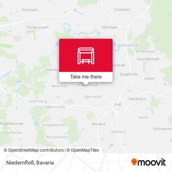Карта Niedernfloß