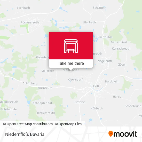 Карта Niedernfloß