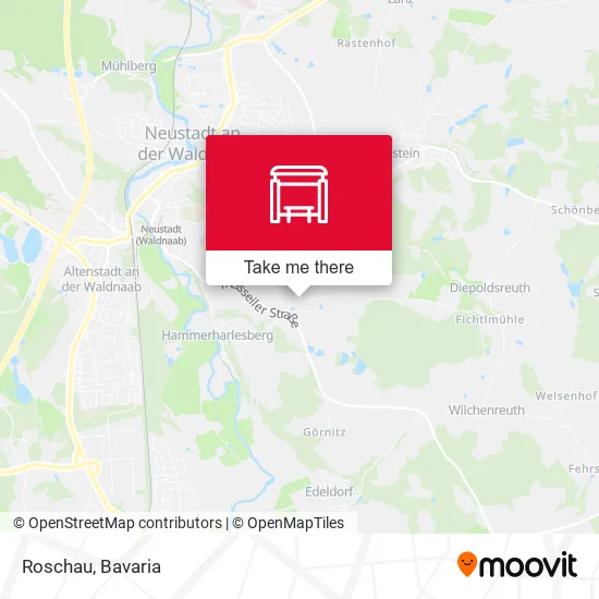 Карта Roschau
