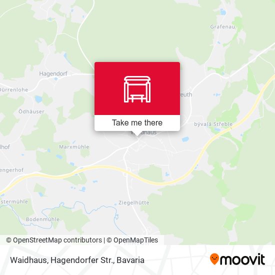 Waidhaus, Hagendorfer Str. map