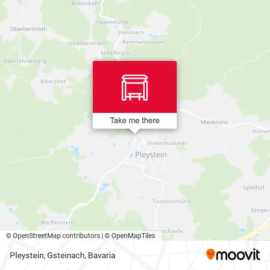 Карта Pleystein, Gsteinach