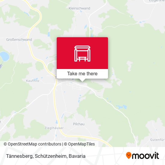 Tännesberg, Schützenheim map
