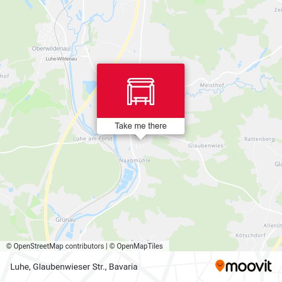 Luhe, Glaubenwieser Str. map