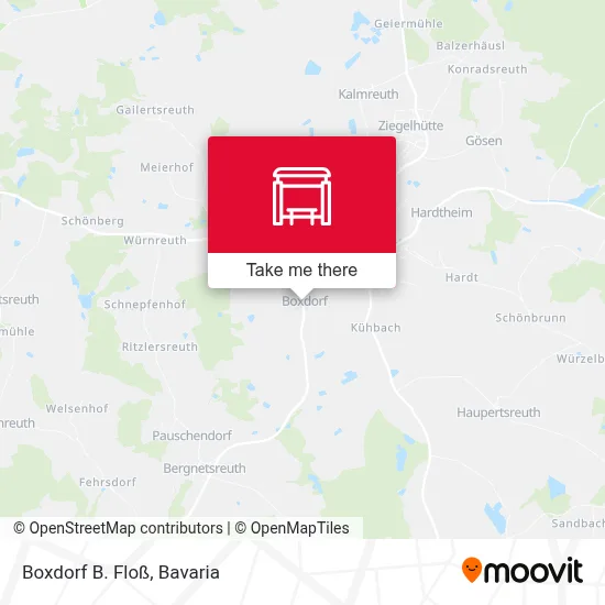 Boxdorf B. Floß map