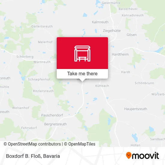Boxdorf B. Floß map