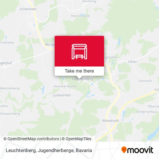 Leuchtenberg, Jugendherberge map