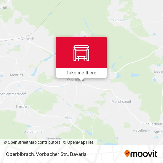 Карта Oberbibrach, Vorbacher Str.