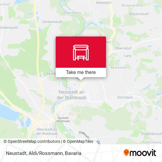 Neustadt, Aldi/Rossmann map