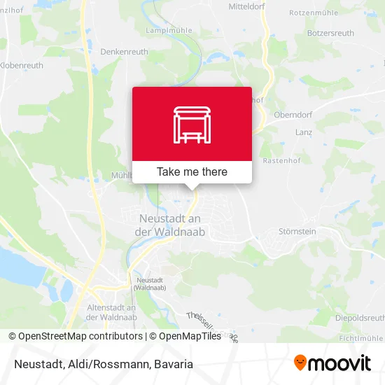 Карта Neustadt, Aldi/Rossmann