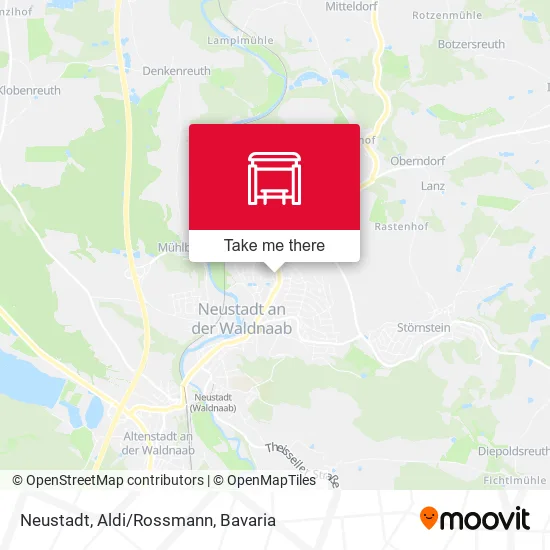 Карта Neustadt, Aldi/Rossmann
