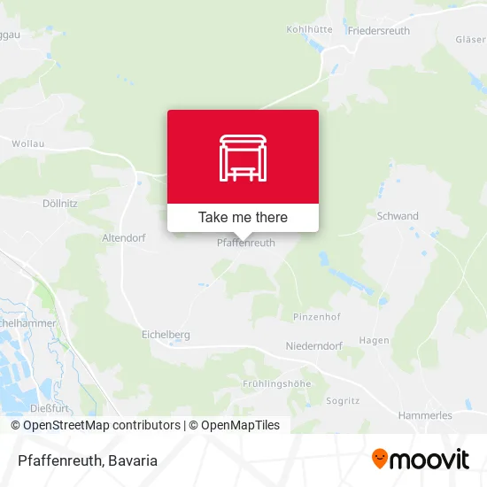Карта Pfaffenreuth