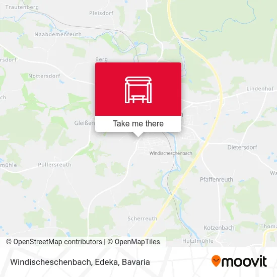 Windischeschenbach, Edeka map
