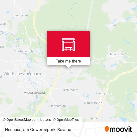 Карта Neuhaus, am Gewerbepark