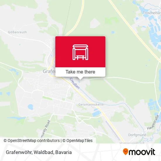 Карта Grafenwöhr, Waldbad