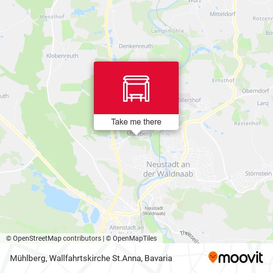 Mühlberg, Wallfahrtskirche St.Anna map