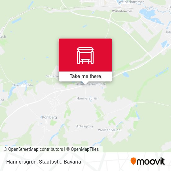 Hannersgrün, Staatsstr. map
